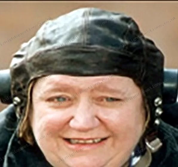 Clarissa Dickson Wright picture quiz clue