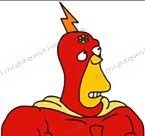 Radioactive Man picture quiz clue