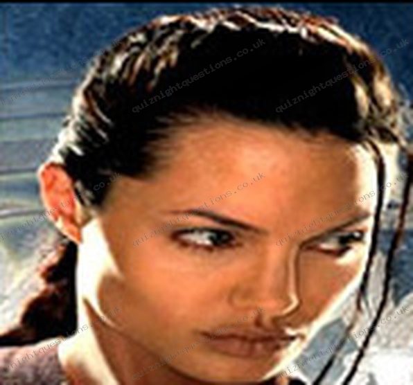 Lara Croft picture quiz clue