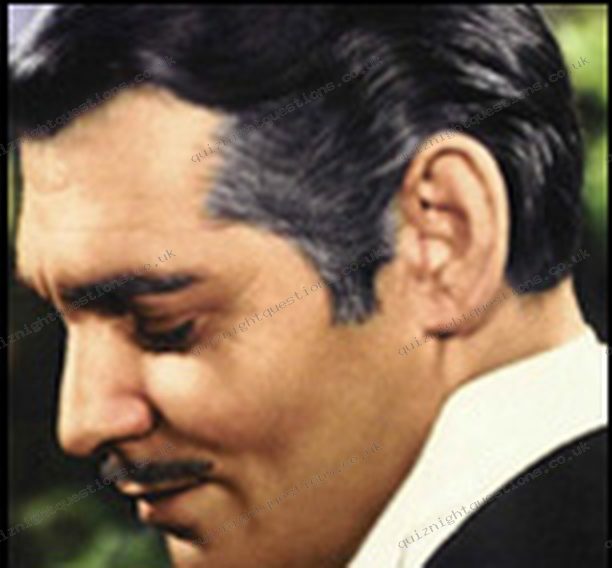 Rhett Butler picture quiz clue