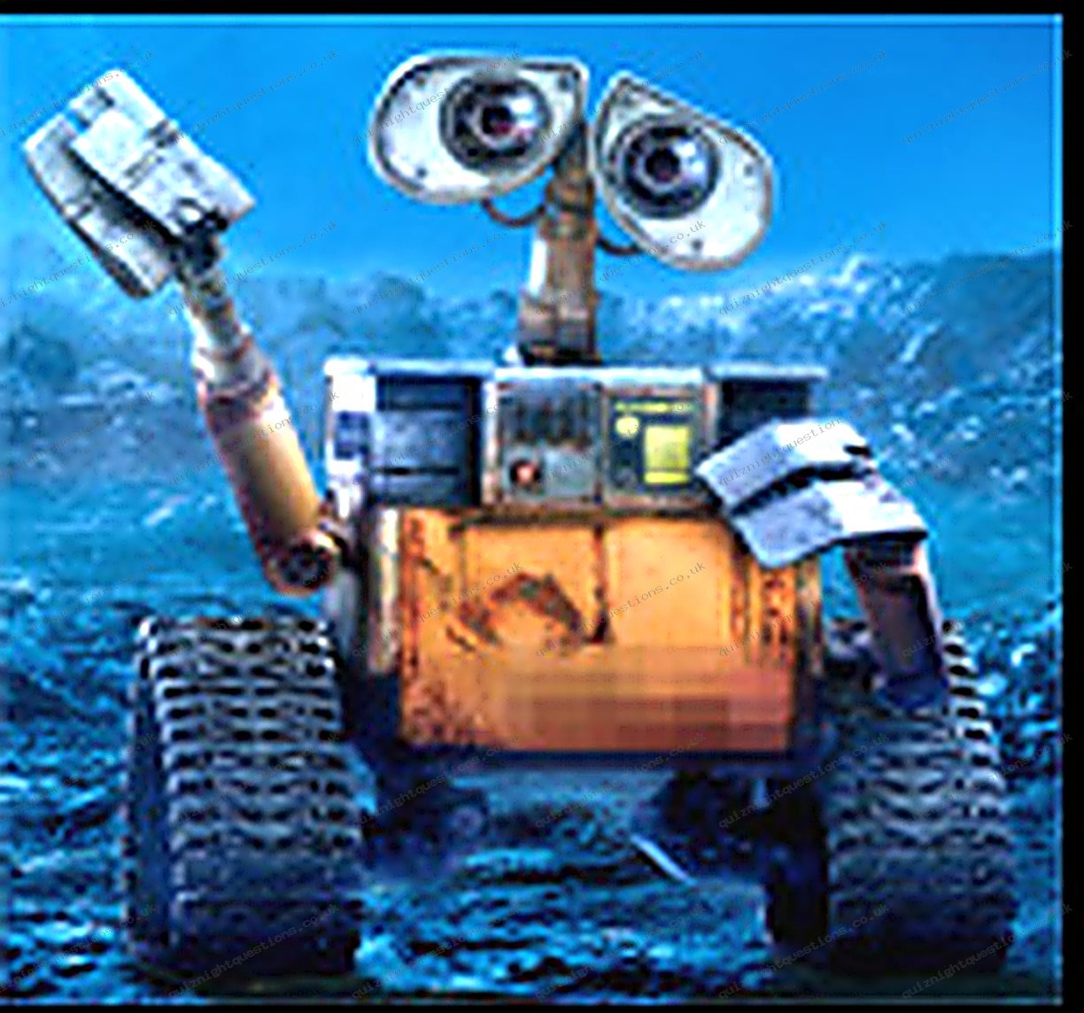 Wall E picture quiz clue