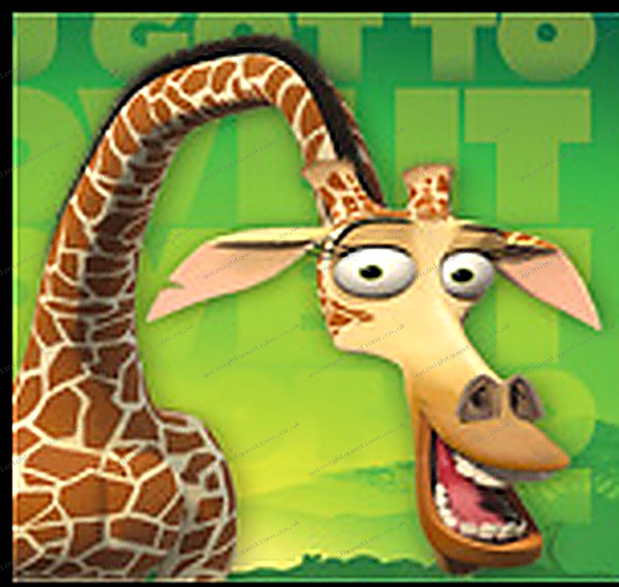 Melman picture quiz clue