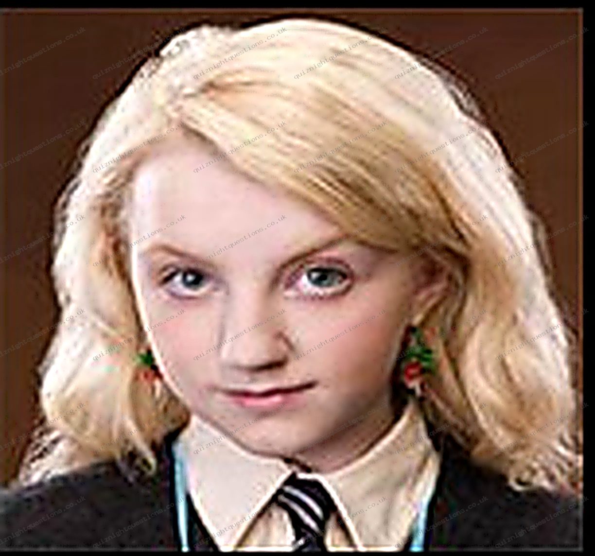 Luna Lovegood picture quiz clue
