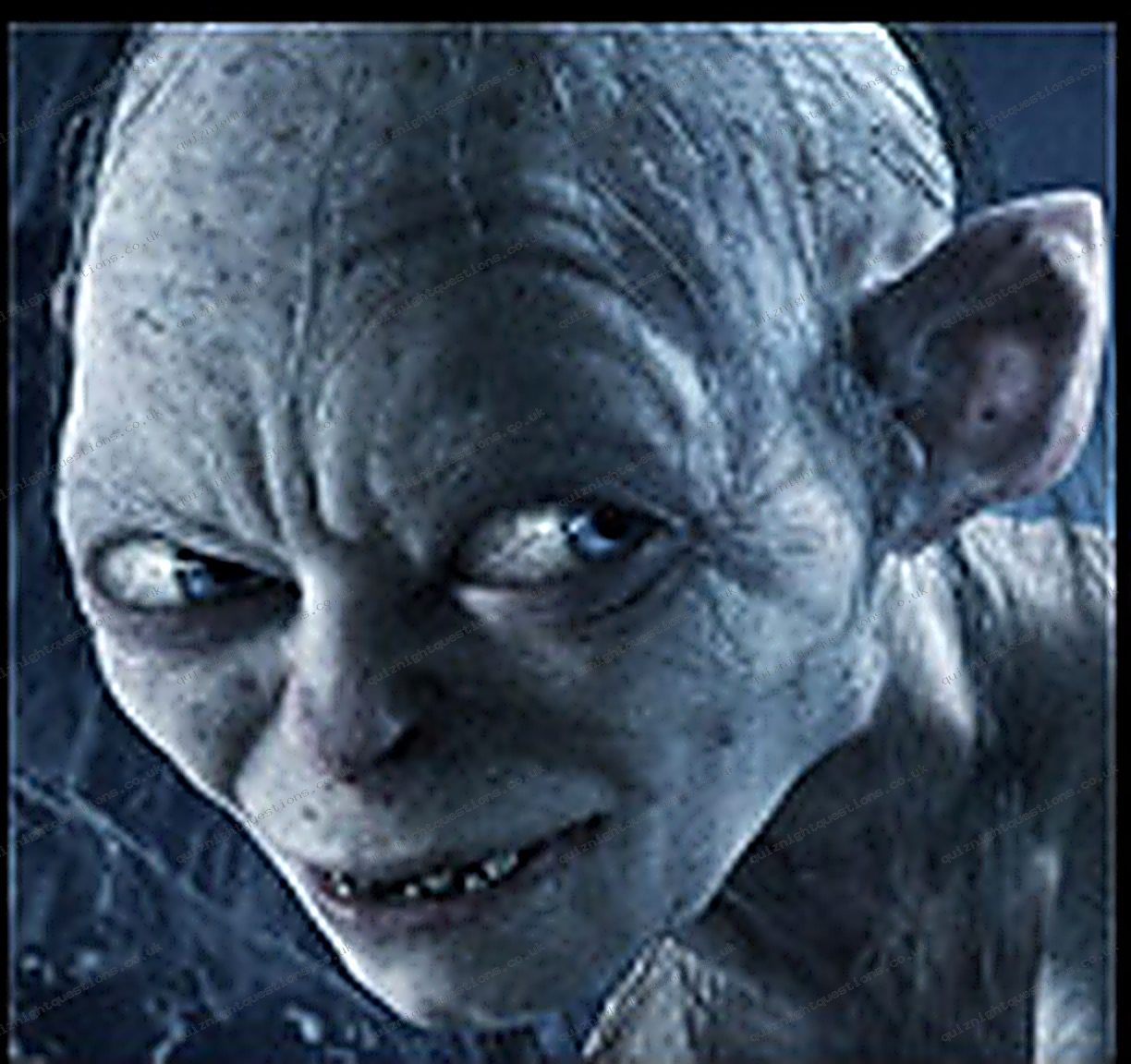 Gollum picture quiz clue
