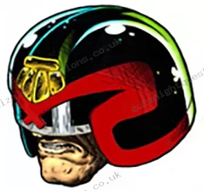 Judge Dredd picture quiz clue