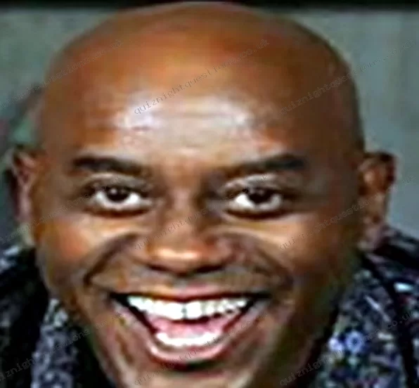 Ainsley Harriott picture quiz clue