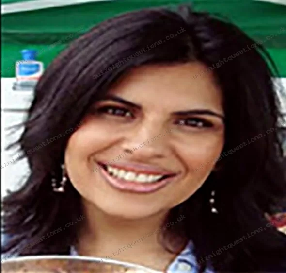 Anjum Anand picture quiz clue